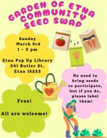 Garden of Etna Seed Swap